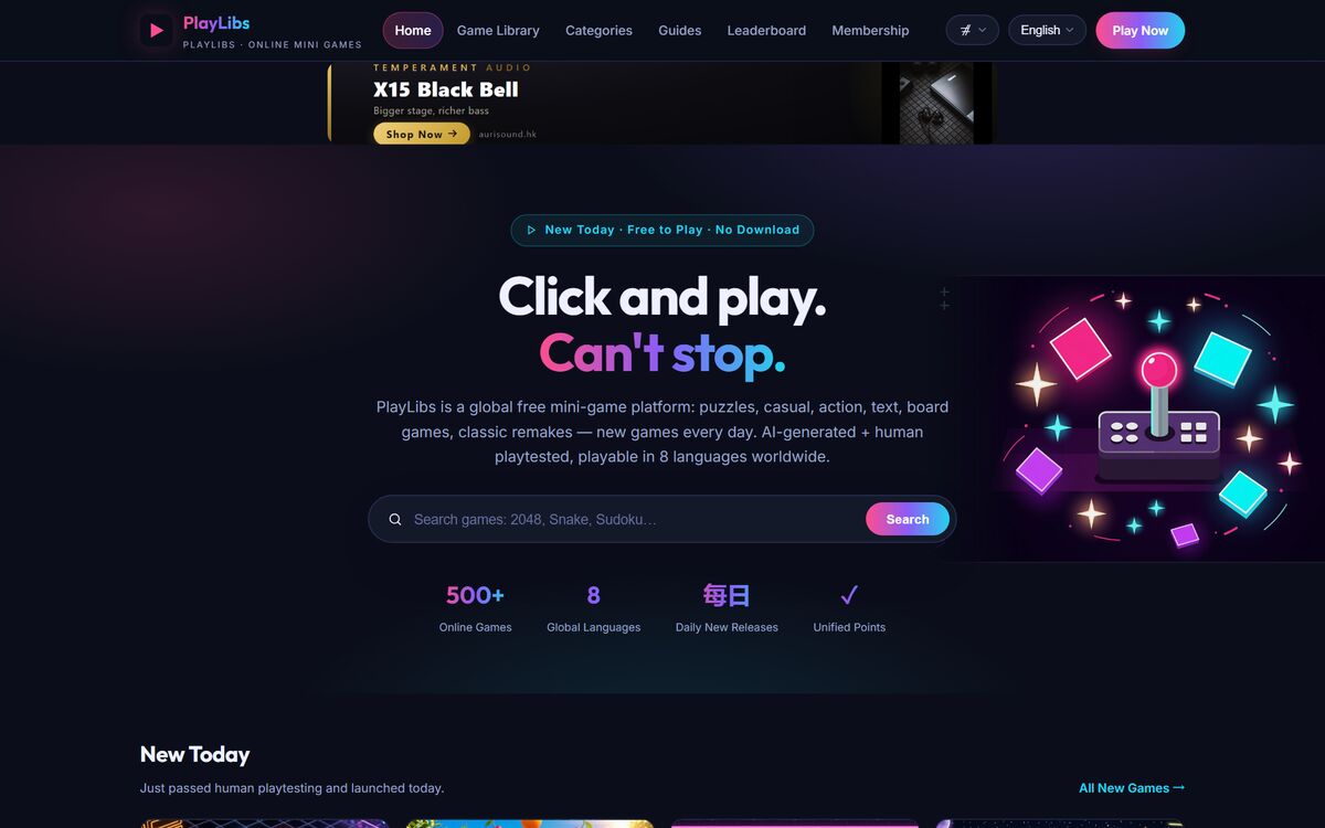 PlayLibs — playlibs.com
